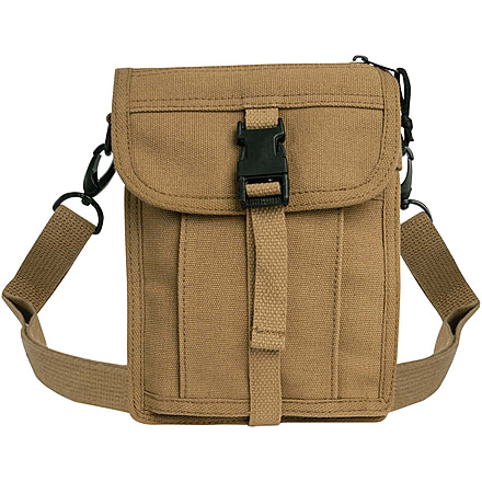 Rothco Canvas Travel Portfolio Bag, Coyote Brown, 21250-CoyoteBrown