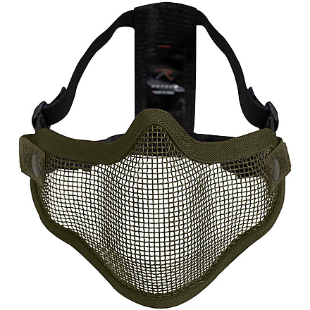 Rothco Carbon Steel Half Face Mask, Olive Drab, 857-OliveDrab