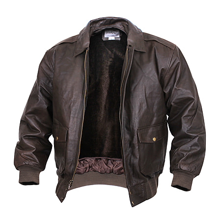 Rothco Classic A-2 Leather Flight Jacket, M, 7577-M