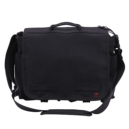 Rothco Concealed Carry Messenger Bag, Black, 91218-Black