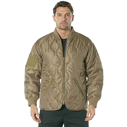 Rothco Concealed Carry Quilted Woobie Jacket - Mens, Coyote Brown, 2XL, 20441-CoyoteBrown-2XL