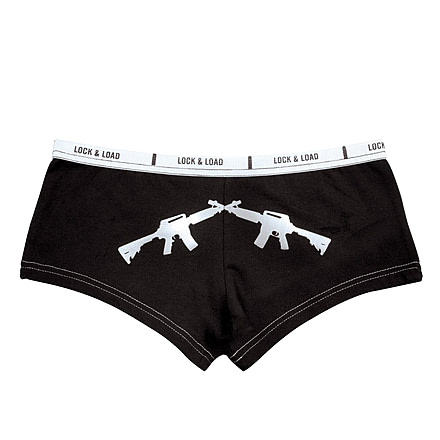 Rothco Crossed Rifles Booty Shorts &amp; Tank Top, Extra Small, 3985-Bottom-XS