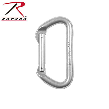 Rothco D Climbing Carabiner, Silver, 377-Silver