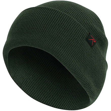 Rothco Deluxe Fine Knit Watch Cap, One Size, Hunter Green, 57834-HunterGreen-OneSize