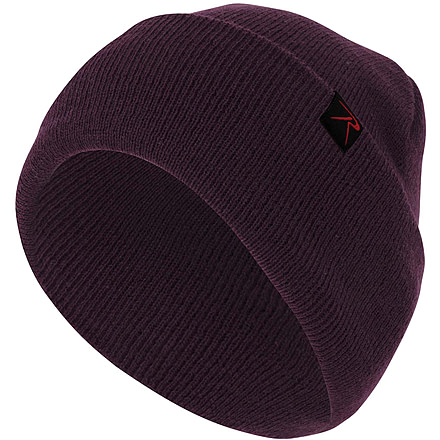 Rothco Deluxe Fine Knit Watch Cap, One Size, Maroon, 57832-Maroon-OneSize