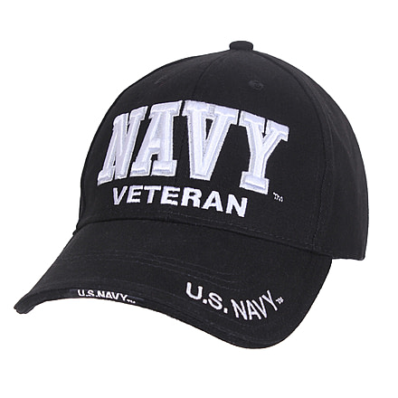 Rothco Deluxe Low Profile Navy Veteran Cap, 3953