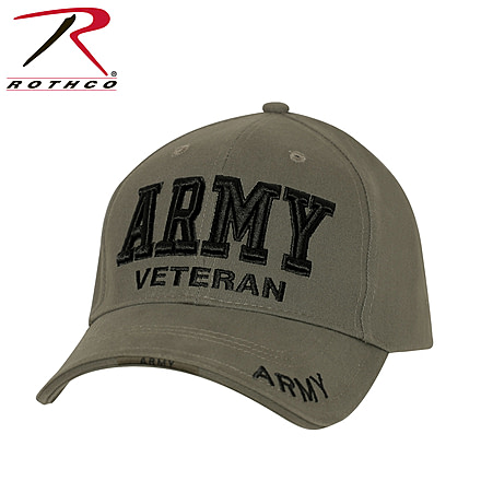Rothco Deluxe Low Profile Navy Veteran Cap, Olive Drab, Army, 3946-OliveDrab-Army
