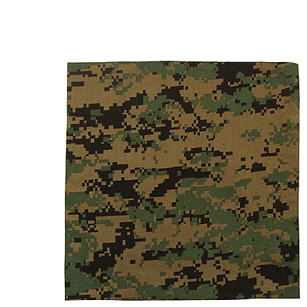 Rothco Digital Camo Bandana, Woodland Digital Camo, 4042-WoodlandDigitalCamo