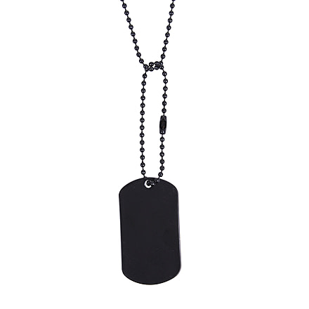 Rothco Dog Tag Chain, Black, 8394-Black