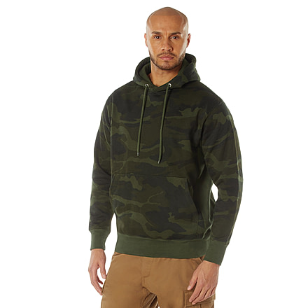 Rothco Every Day Pullover Hooded Sweatshirt 4961, L, Camo, 42095-MidnightWoodlandCamo-L
