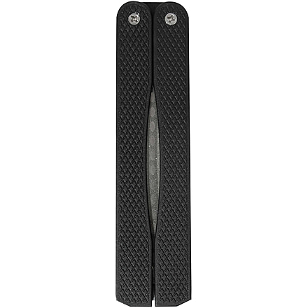 Rothco Folding Pocket Sharpener, ABS Plastic Handle, Carbon Steel Sharpener, Diamond Coating, 32300