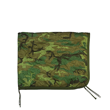 Rothco G.I. Issue Woodland Camo Poncho Liner, 8370