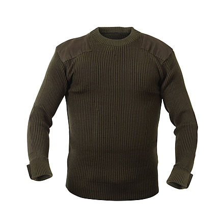 Rothco G.I. Style Acrylic Commando Sweater, Olive Drab, M, 6347-OliveDrab-M