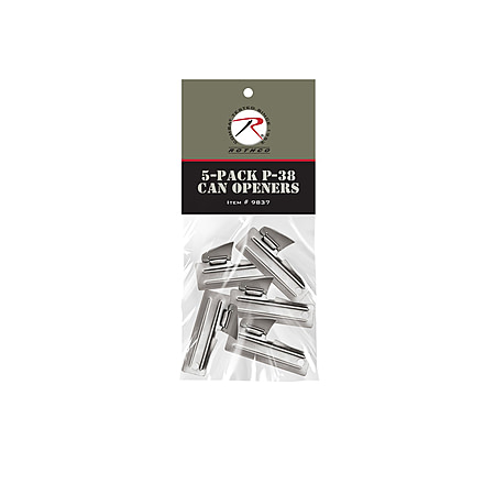 Rothco G.I. Type 5-pack P38 Can Openers, 9837