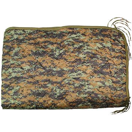Rothco G.I. Type Camo Poncho Liner, Woodland Digital Camo, 8476-WoodlandDigitalCamo