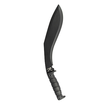 Rothco Kukri Machete, 16.5in, Black, 19191