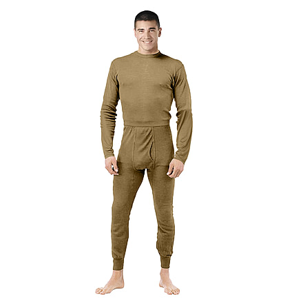 Rothco Gen III Silk Weight Bottoms - Men's, Extra Large, AR 670-1 Coyote Brown, 3745-456