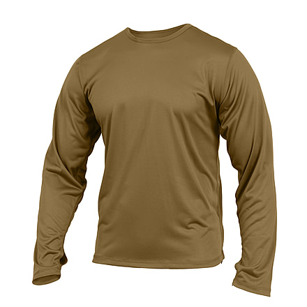 Rothco Gen III Silk Weight Underwear Top, AR 670-1 Coyote Brown, XL, 3725-AR670-1CoyoteBrown-XL