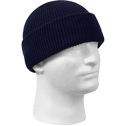 Rothco Genuine G.I. Wool Watch Cap, Mens, Navy Blue, One Size, 8493