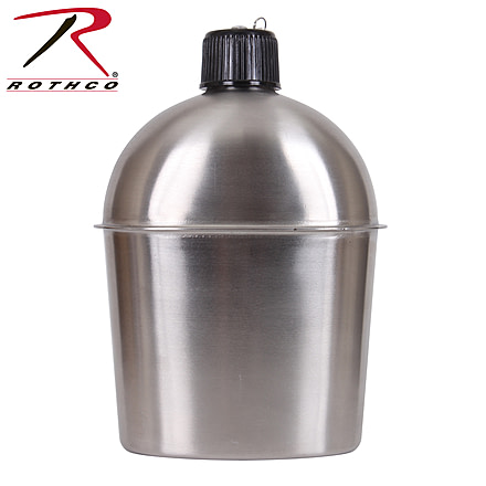 Rothco GI Style Stainless Steel Canteen, 3512