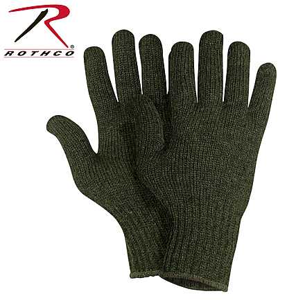 Rothco Glove Liners-Unstamped, Olive Drab, Small, 8218-OliveDrab-S