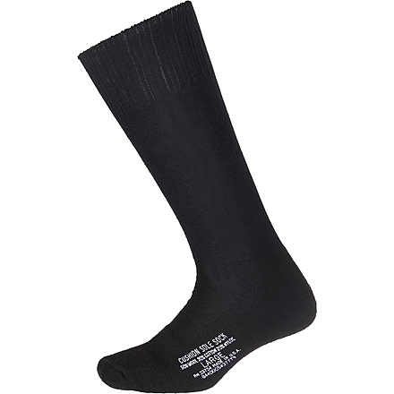 Rothco Government Issue Irregular Cushion Sole Socks, Mens, Black, Small, 7448-484