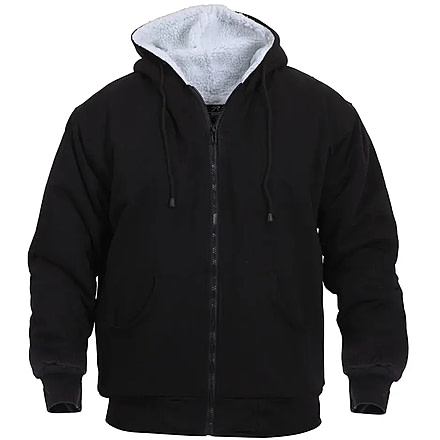 Rothco Heavyweight Sherpa Sweatshirt - Men's, Black, 8266