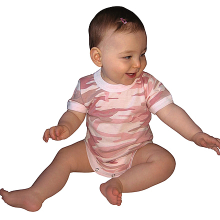 Rothco Camo One-piece - Infant, 9M-12M, Baby Pink Camo, 68055-514