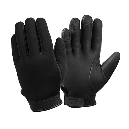 Rothco Insulated Duty Gloves, Mens, Neoprene, Waterproof, Black, Large, 3558-835