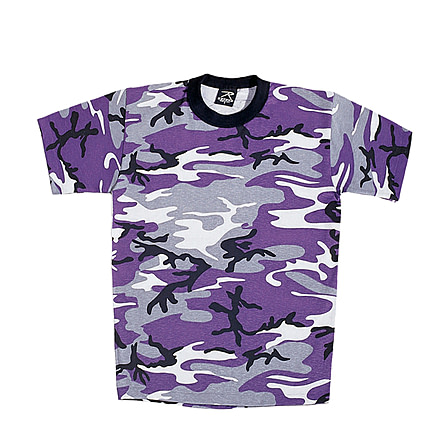 Rothco Kids Camo T-Shirts, Ultra Violet Camo, XL, 6743-UltraVioletCamo-XL