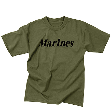 Rothco Kids Marines Physical Training T-shirt, Olive Drab, M, 66157-OliveDrab-M