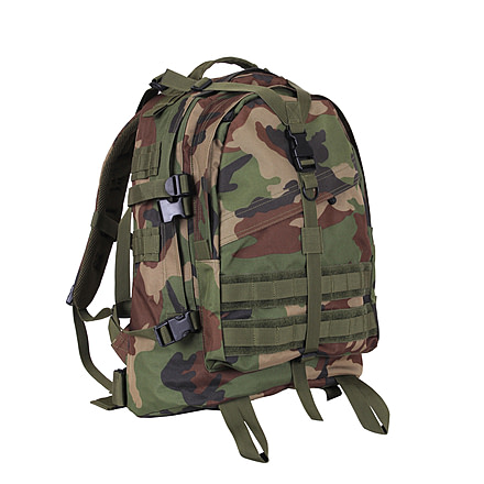 Rothco Large Camo Transport Pack, Woodland Camo, 7684-WoodlandCamo