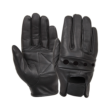 Rothco Leather Motorcycle Gloves, Small, 4418-S