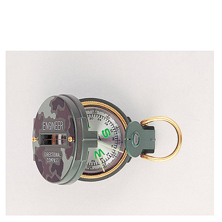 Rothco Lensatic Camo Compass, Woodland Camo, Plastic, 400-WoodlandCamo-Plastic
