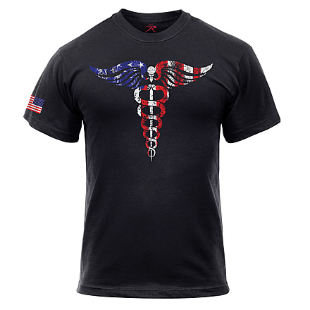 Rothco Medical Symbol Caduceus T-Shirt - Mens, Medium, 2728-M