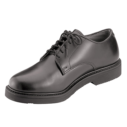 Rothco Military Uniform Oxford Leather Shoes, 12, Wide, 5085-12-Wide