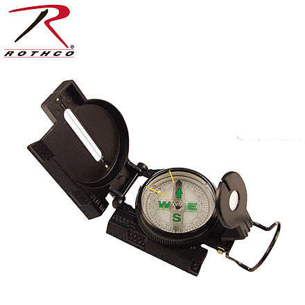 Rothco Military Marching Compass, Black, 407-Black