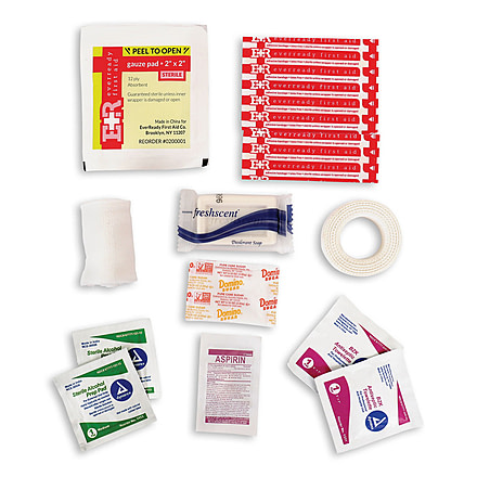 Rothco Military Zipper First Aid Kit Contents, 1707