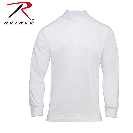 Rothco Mock Turtleneck - Men's, White, Small, 3501-White-S