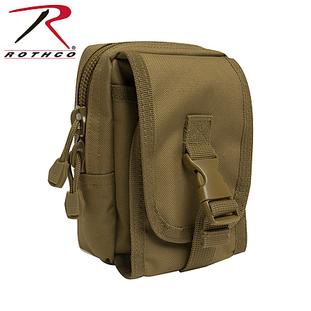 Rothco MOLLE Compatible Accessory Pouch, Coyote Brown, 3874-CoyoteBrown