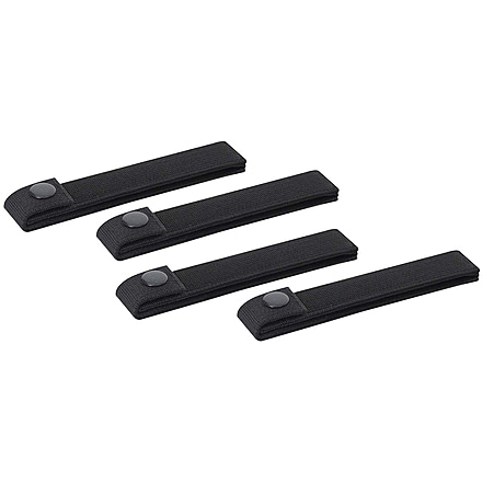 Rothco MOLLE Replacement Straps - 4 Pack, Black, 1609-Black