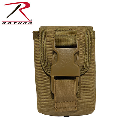 Rothco MOLLE Strobe/GPS/Compass Pouch, Coyote Brown, 98540-CoyoteBrown