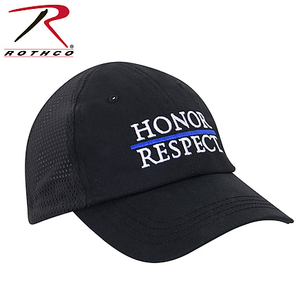 Rothco Thin Blue Line Honor and Respect Mesh Back Tactical Cap, 4974