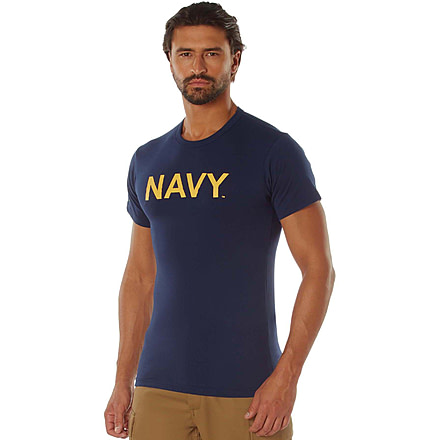 Rothco NAVY T-Shirt - Navy Blue, Small, 10866-S