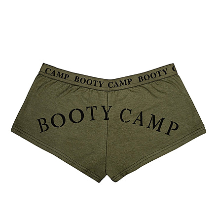 Rothco Olive Drab Booty Camp Booty Shorts &amp; Tank Top, Small, 3276-Bottom-S