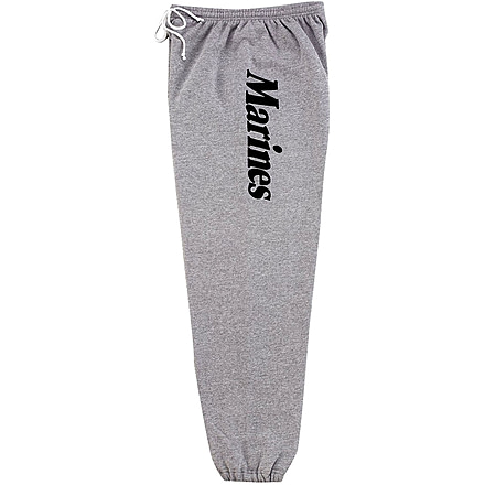 Rothco Physical Training Marines Sweatpants, Mens, Grey, Small, 2088-810