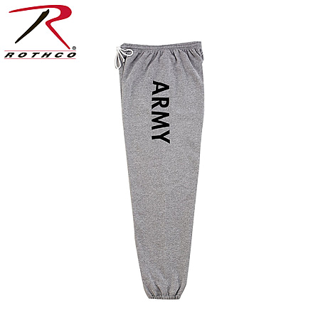 Rothco Physical Training Sweatpants, Army, Small, 2085-Army-S