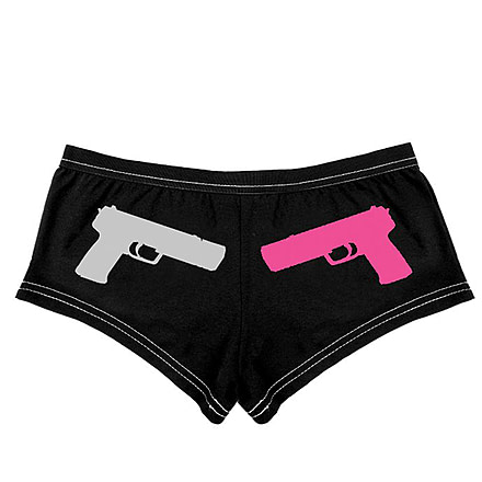 Rothco Pink Guns Booty Shorts &amp; Tank Top, Extra Small, 3704-Bottom-XS