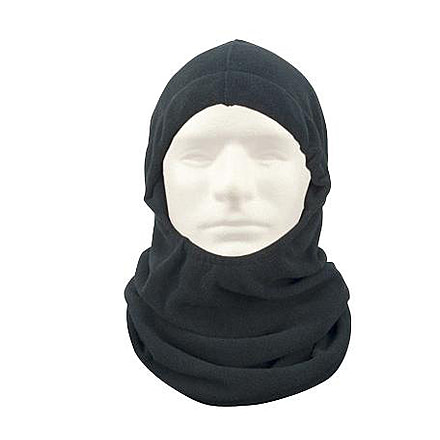 Rothco Polar Fleece Adjustable Balaclava, Black, 5585-Black