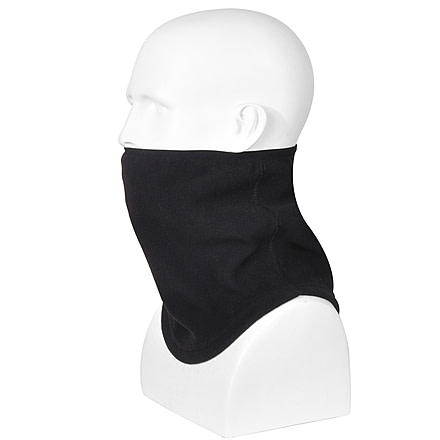 Rothco Polar Fleece Contoured Elastic Neck Gaiter, Black, 5579-Black